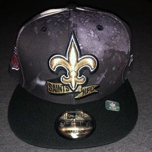 New Orleans Saints New Era Ink Splatter SnapBack Hat